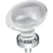 Jeffrey Alexander 1-5/8" Overall Length Polished Chrome Football Glass Harlow Cabinet Knob G110L-PC - alternate 1